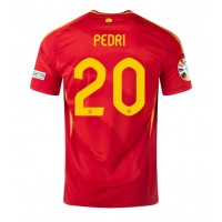 Maglia Calcio Spagna Pedri Gonzalez #20 Prima Divisa Europei 2024 Manica Corta